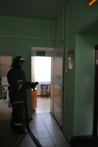 «Эвакуация персонала и тушение условного пожара»