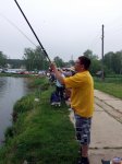 Областной конкурс по лову рыбы