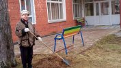 В СО СОР «Сосновый бор» стартовала весенняя уборка территории.
