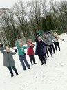 Скандинавская ходьба и снег