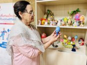 Выставка «Светлая Пасха в нашей душе» начала работу в отделении активного долголетия № 2